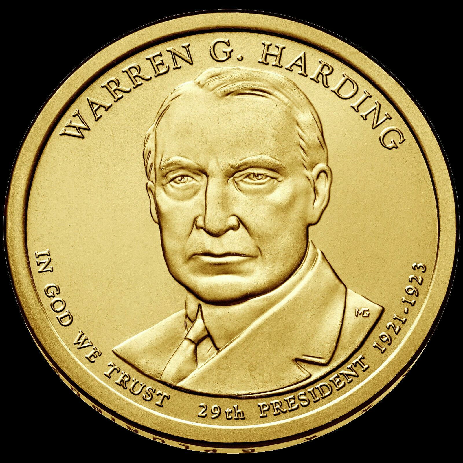 2014-P Warren G. Harding Presidential Dollar 