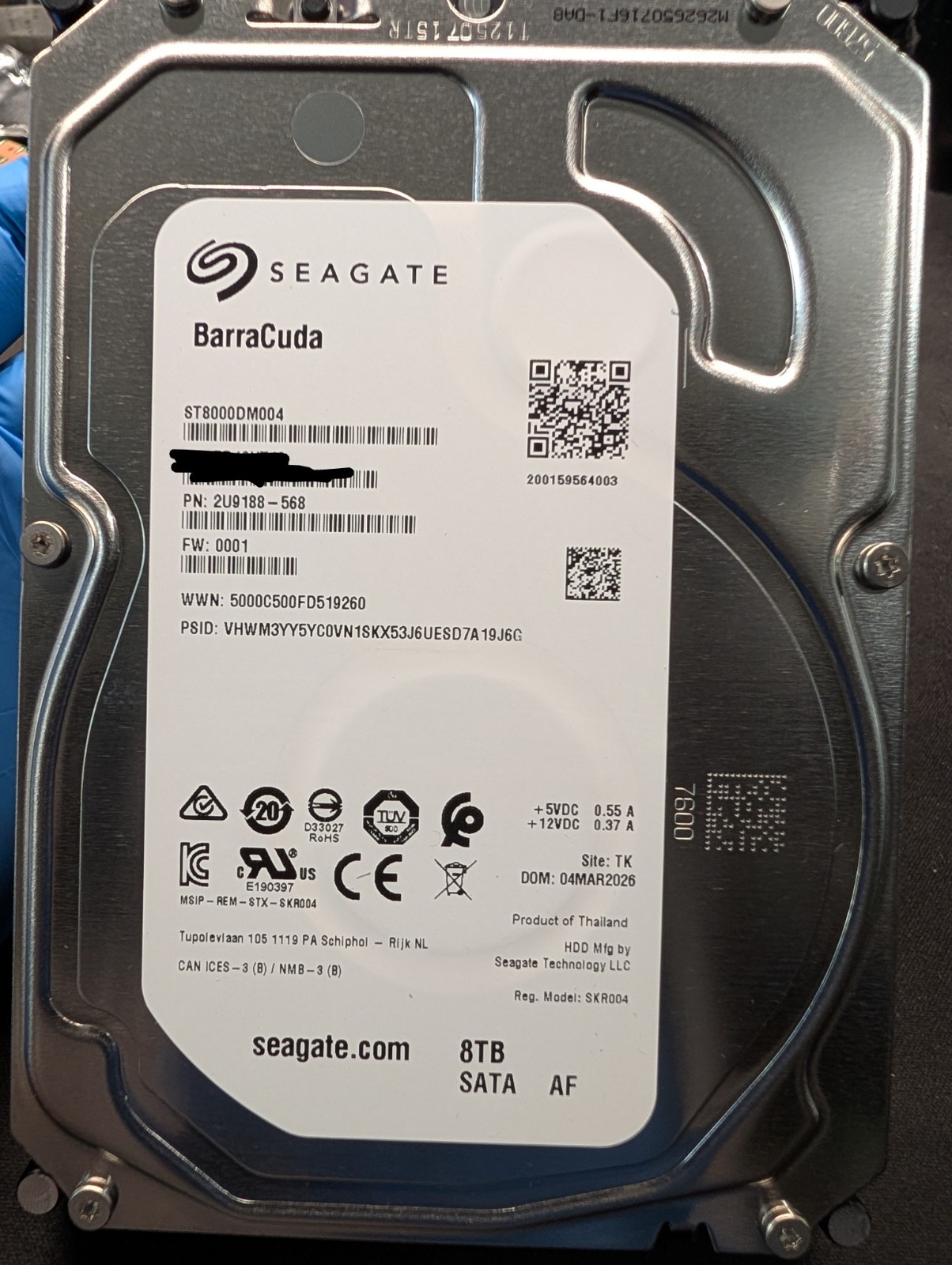 Seagate BarraCuda 8TB ST8000DM004 3.5 inch SATAIII Desktop HDD Seagate BarraCuda 8TB ST8000DM004 3.5 inch SATAIII Desktop HDD