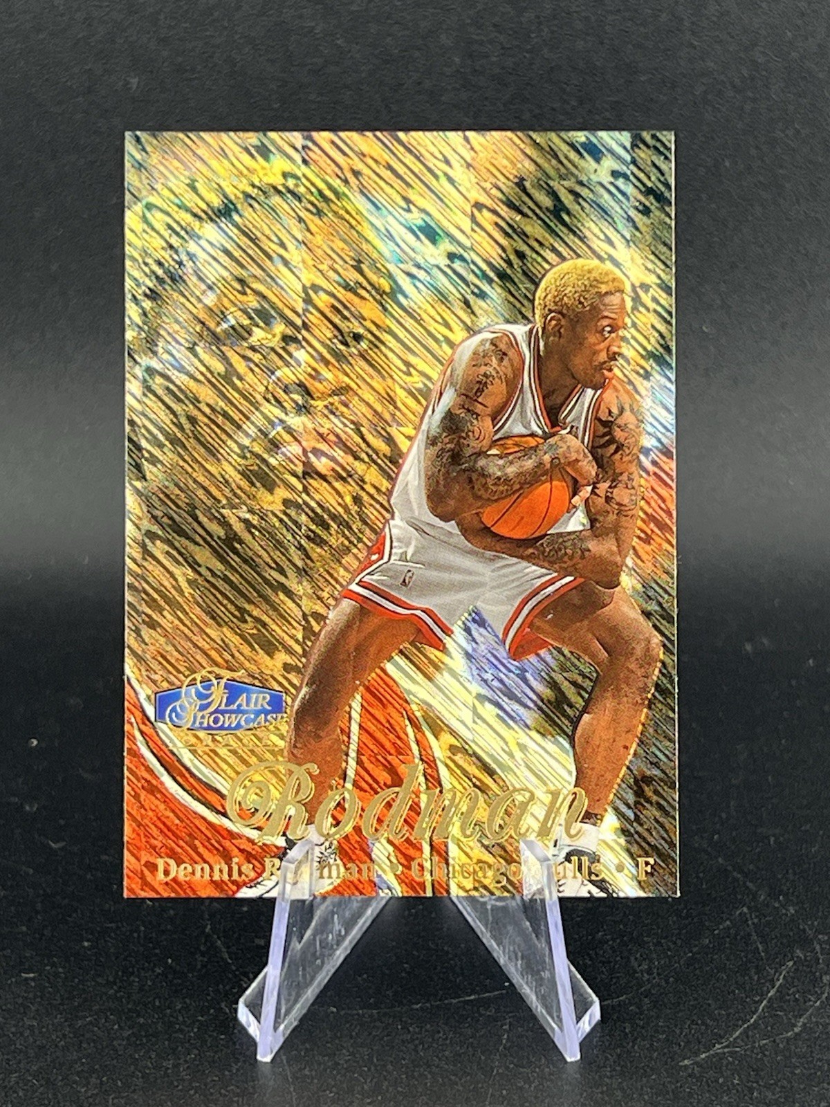 1997-98 Flair Showcase Showdown #13 Dennis Rodman Row 1 Chicago Bulls