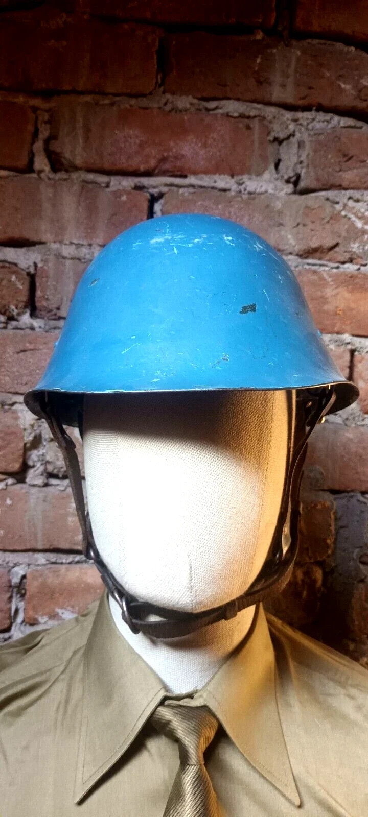 Romanian helmet used by the state security troops during the communist period Romanian helmet used by the state security troops during the communist period