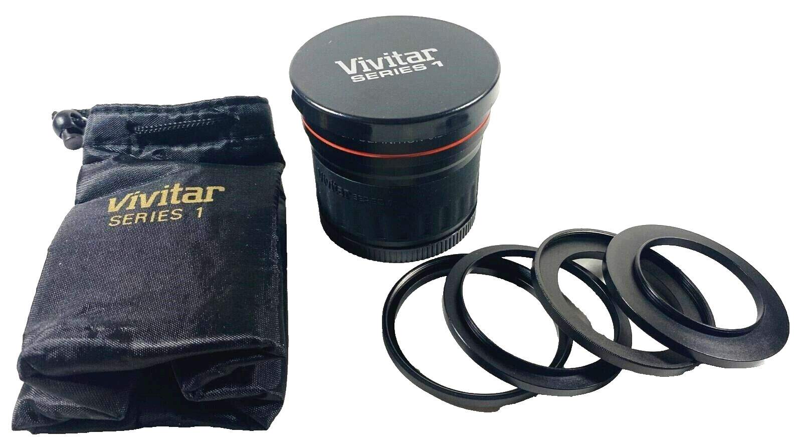Vivitar 21-58W Teleconverter 0.21x Fisheye Lens 58mm Black