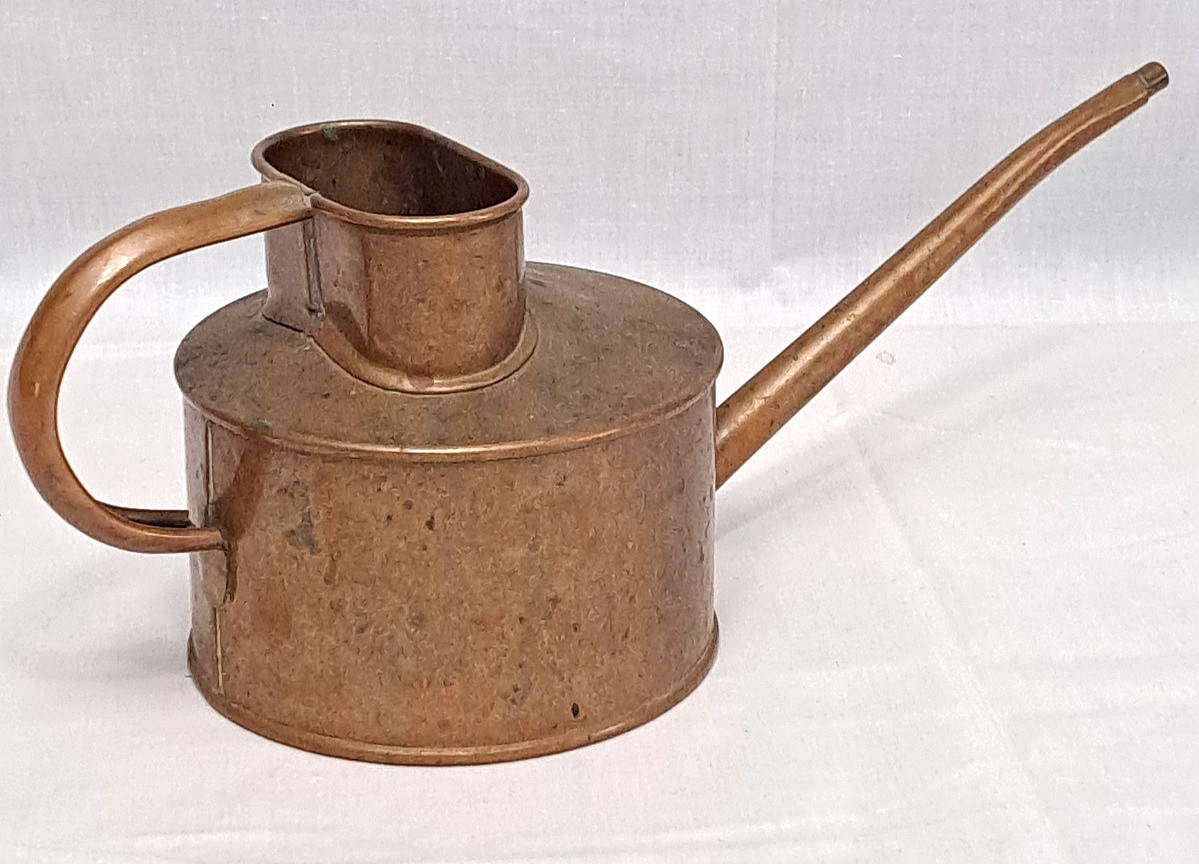 Vintage Flawless HAWS Copper Watering Can Made in Birmingham England Has Patina