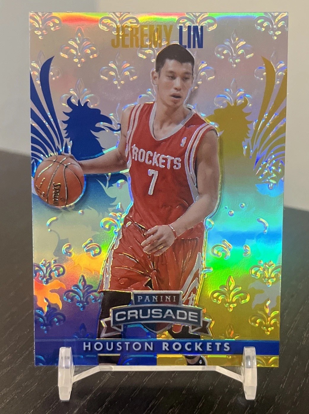 2013-14 Panini Crusade - Crusade Jeremy Lin #50 Blue Houston Rockets 🚀 2013-14 Panini Crusade - Crusade Jeremy Lin #50 Blue Houston Rockets 🚀