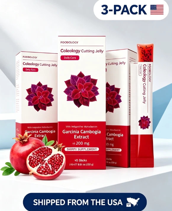 3pc FOODOLOGY Coleology Cutting Jelly 10days-Garcinia Cambogia HCA Chia Seeds*