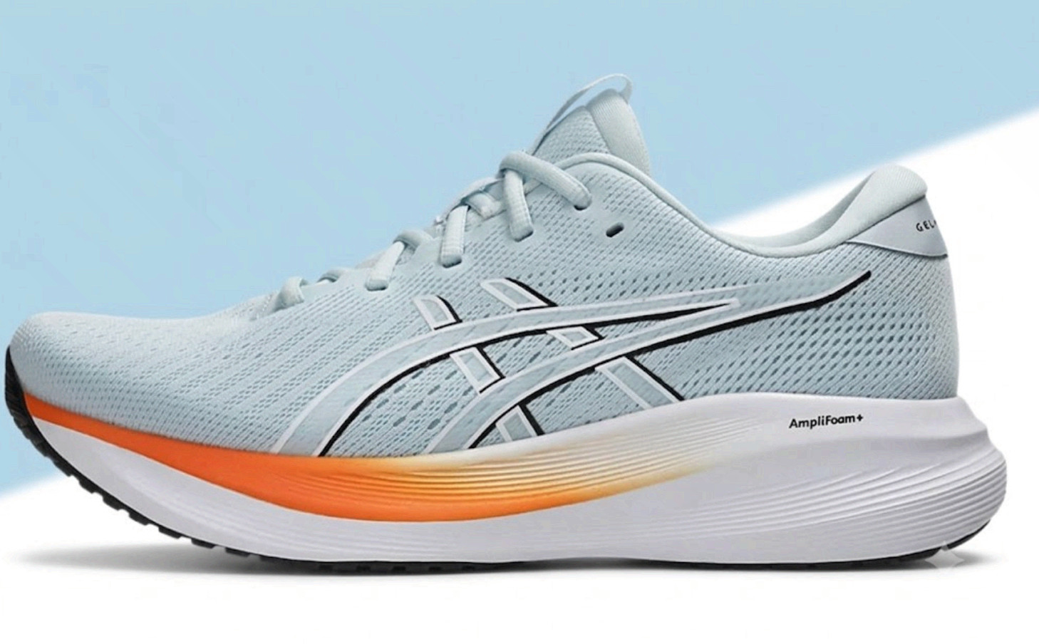 ASICS GEL-EXCITE 11 Men's Running Shoes Grey Orange AMPLIFOAM Sneakers