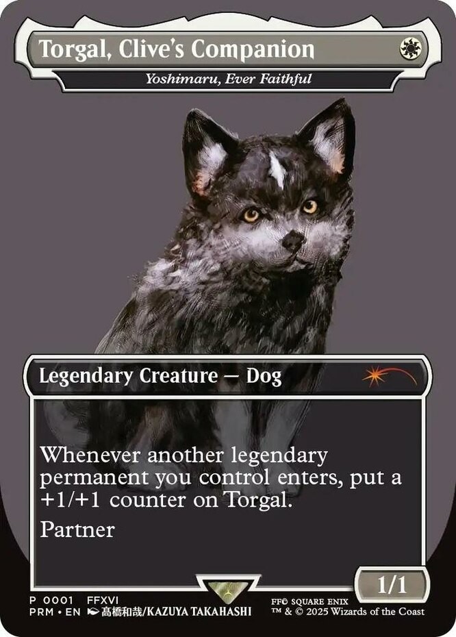 [1x] Torgal, Clive\'s Companion - Yoshimaru, Ever Faithful - Foil Near Mint, Engl