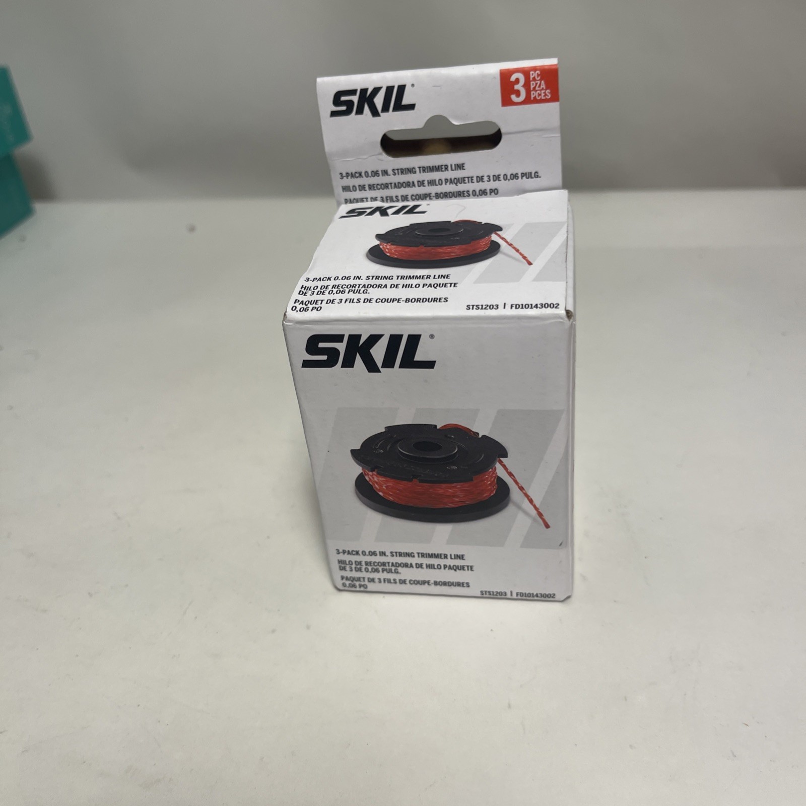 New SKIL 3 Pack .06 In dia. ft. String Trimmer Line X2. 2 Packs Of 3 PCs (14a