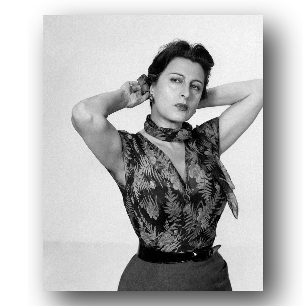 Anna Magnani Photo 8x10 The Rose Tattoo 1955 Italian Actress Floral Outfit