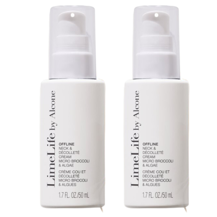 X2 Lime Life Offline Neck & Décolleté Cream Ultra-Firming Neck Treatment 3.4floz