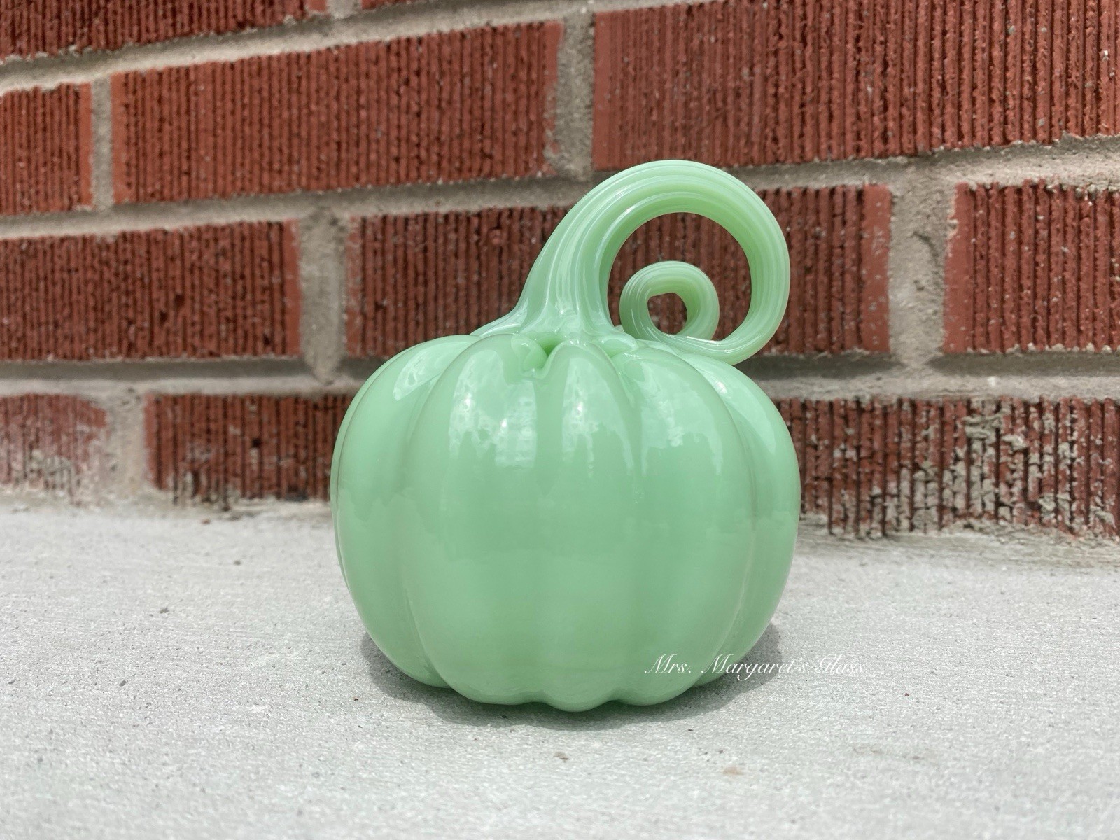 Mosser Glass Jadeite Pumpkin Mosser Glass Jadeite Pumpkin
