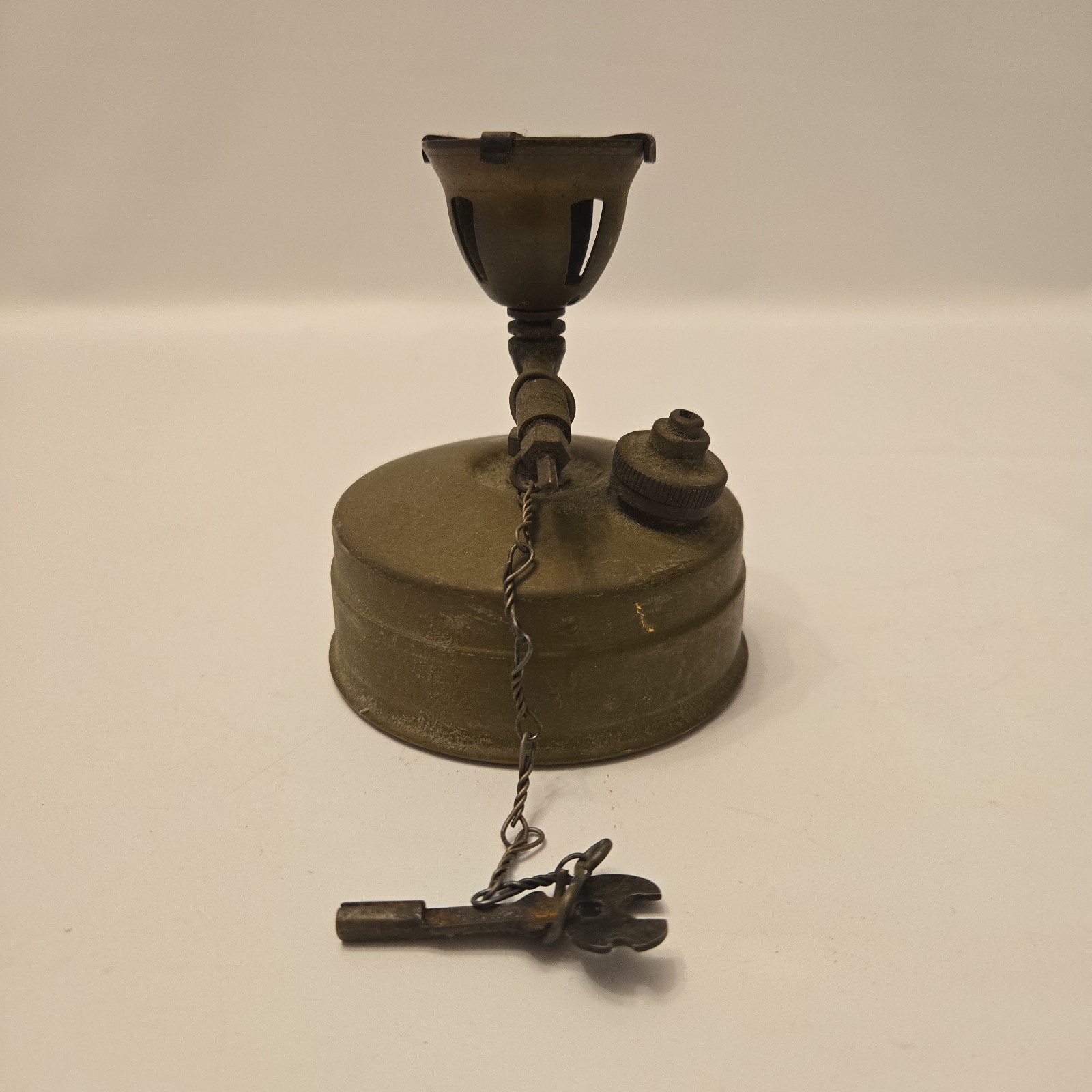 Vintage SVEA 123 Brass Gasoline Camp Stove Sweden Backpacking Petrol Bensin