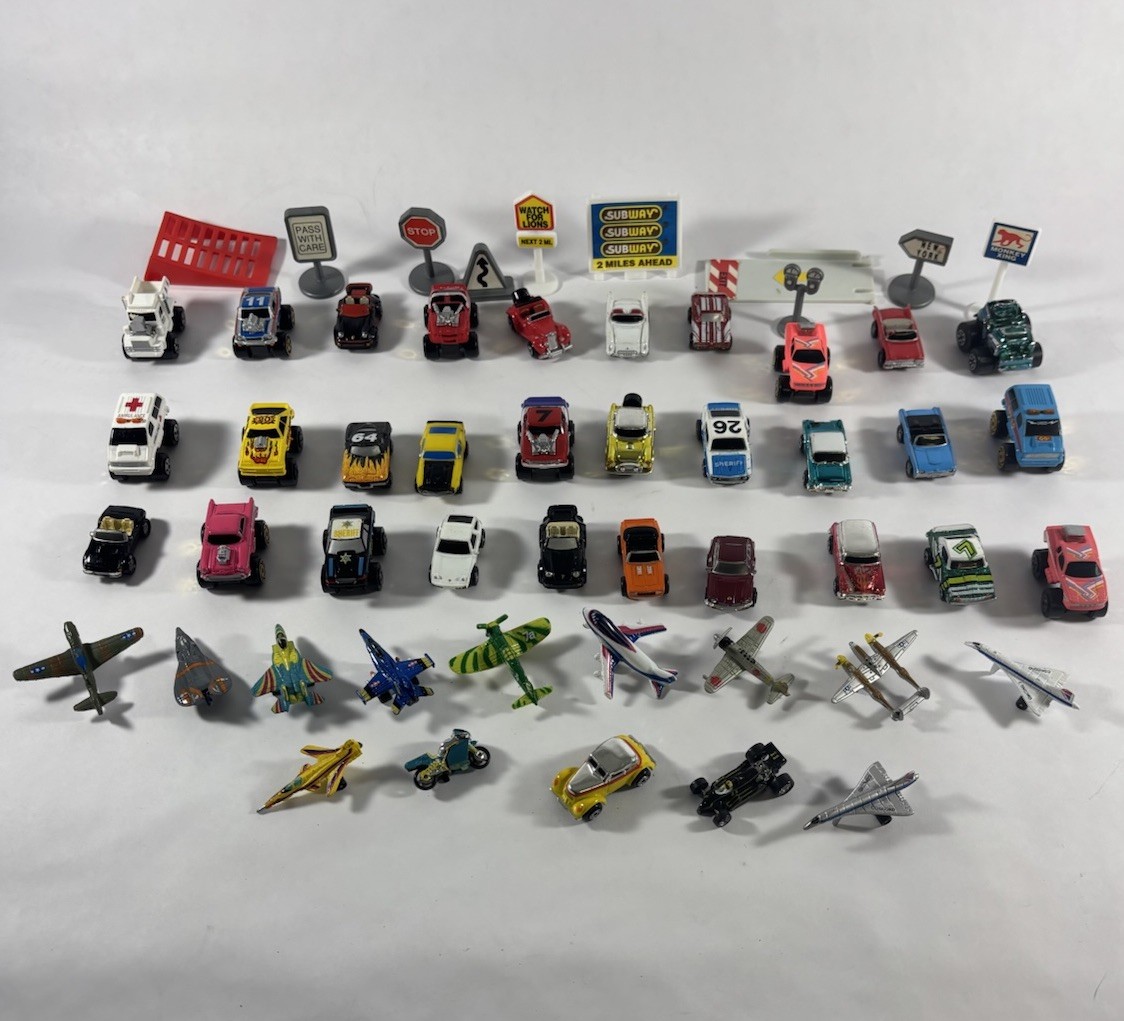 Vintage Galoob Micro Machines Lot of 44 1980s 