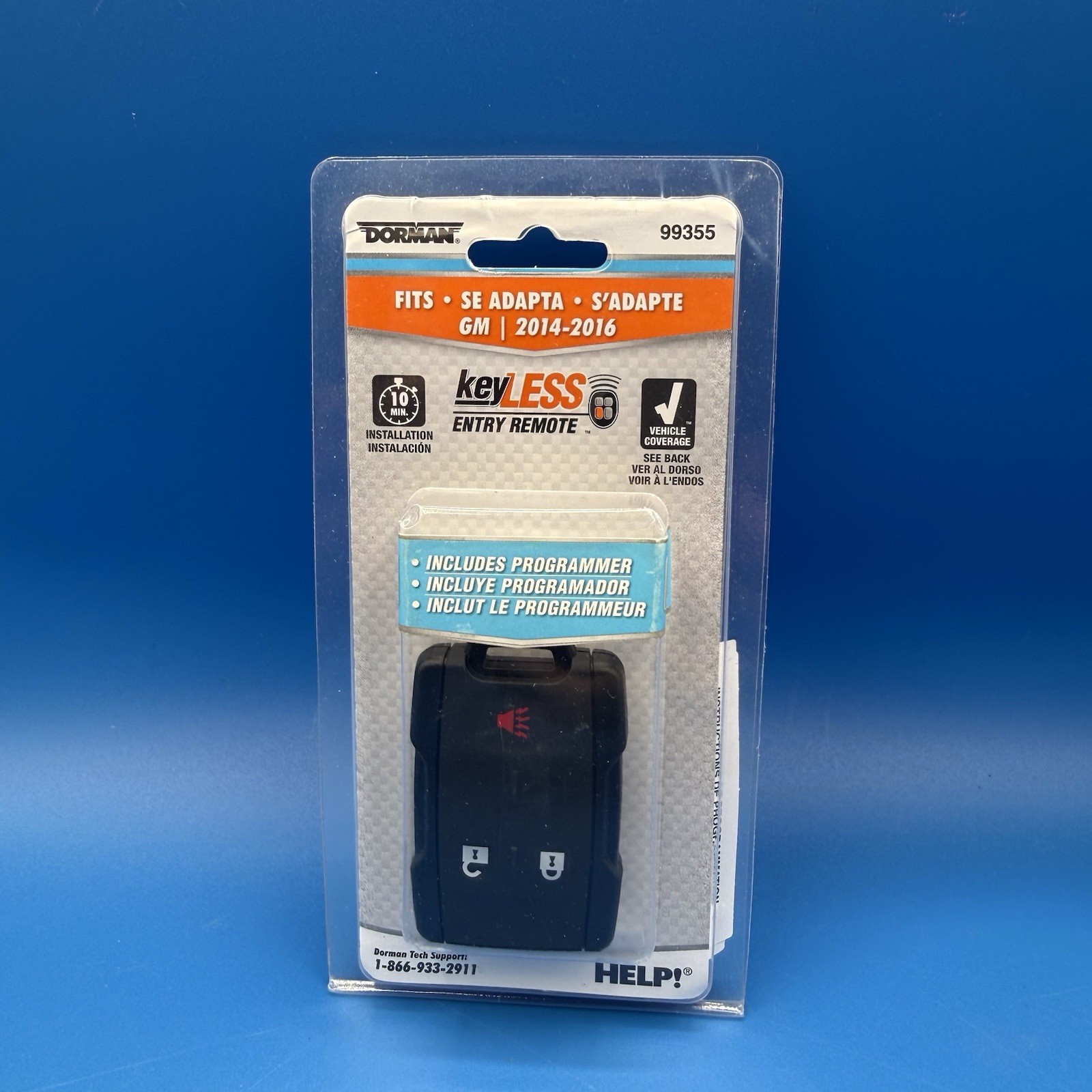 Dorman 99355 Keyless Entry Remote 3 Button GM Chevrolet Silverado Sierra 2014-16