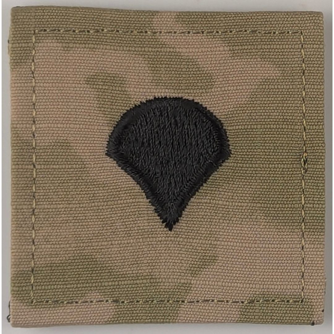 Specialist (SPC) OCP Rank Patch - Hook Fastener - U.S. Army Combat Uniform (ACU)