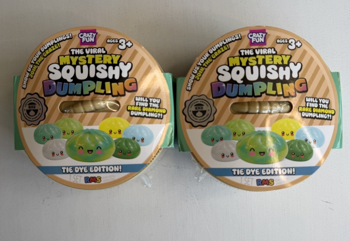 CONFIRMED Ultra Rare UNOPENED RMS Viral Mystery Squishy Dumpling Lot Of 2