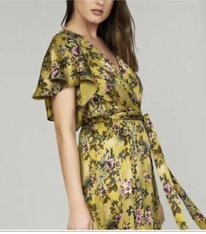 Anthropologie x Hutch Pietrina Wrap Maxi Dress NWT Size M Floral High Low ruffle Anthropologie x Hutch Pietrina Wrap Maxi Dress NWT Size M Floral High Low ruffle