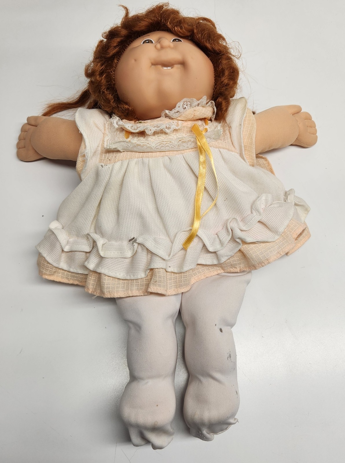 Cabbage Patch Kids Girl Red Corn Silk Hair, Brown Eyes Two Teeth Cabbage Patch Kids Girl Red Corn Silk Hair, Brown Eyes Two Teeth