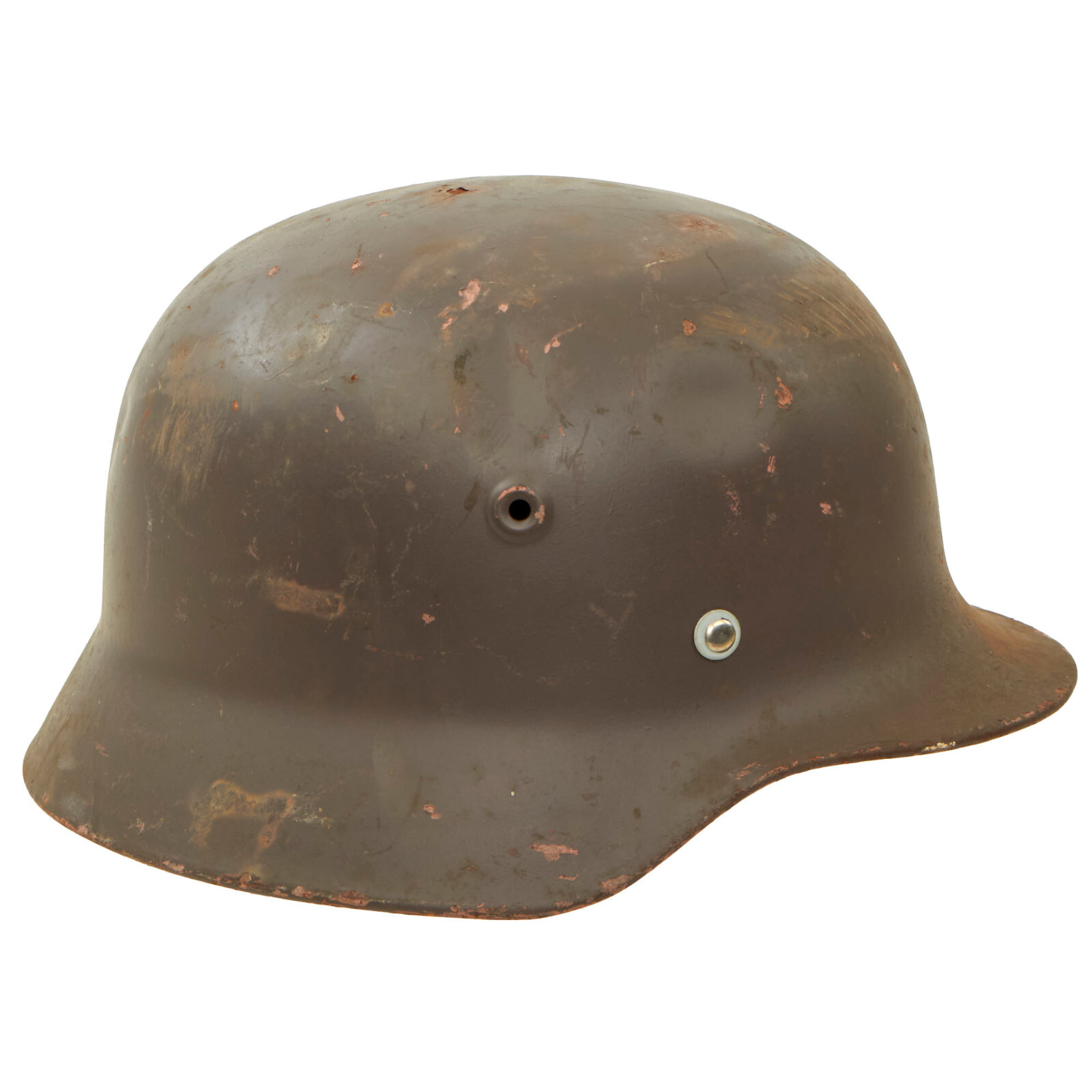 Original Finnish M40/55 WWII Type Steel Helmet Made by Germany, 58cm, US 7 1/4