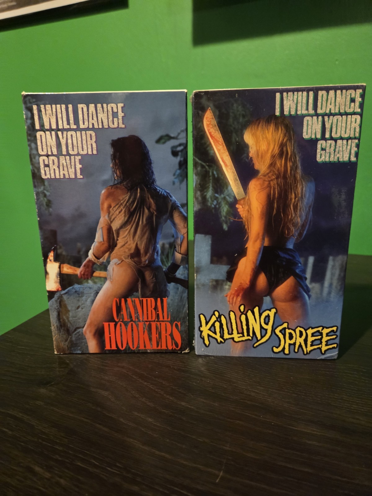 I Will Dance On Your Grave Lot Cannibal Hookers, Killing Spree Vhs Horror Rare