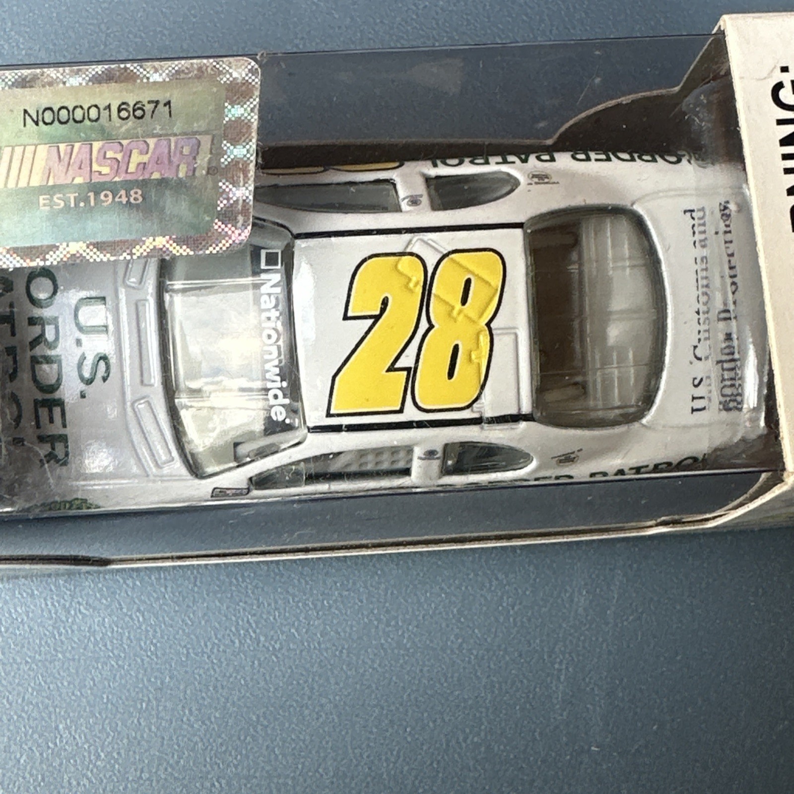 Action Racing Kenny Wallace #28 US Border Patrol Bundle - 1:24 Car & 1:64 Hauler Action Racing Kenny Wallace #28 US Border Patrol Bundle - 1:24 Car & 1:64 Hauler