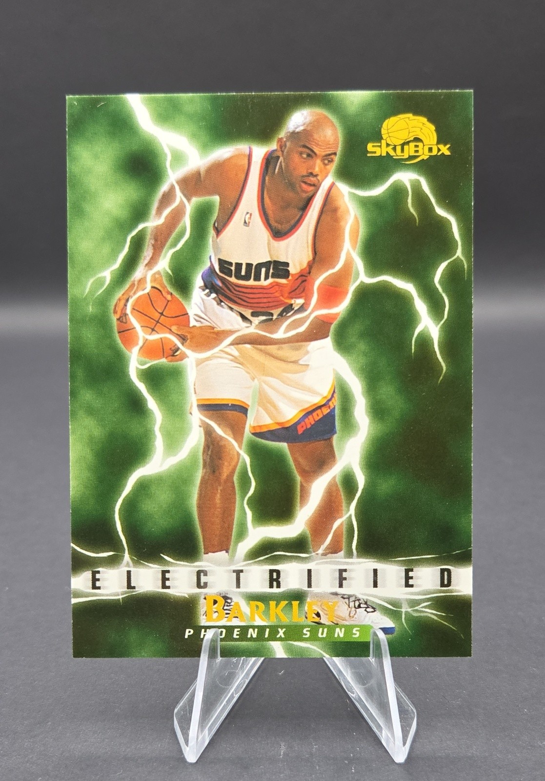 1995-96 Skybox Premium Electrified Charles Barkley #294 1995-96 Skybox Premium Electrified Charles Barkley #294