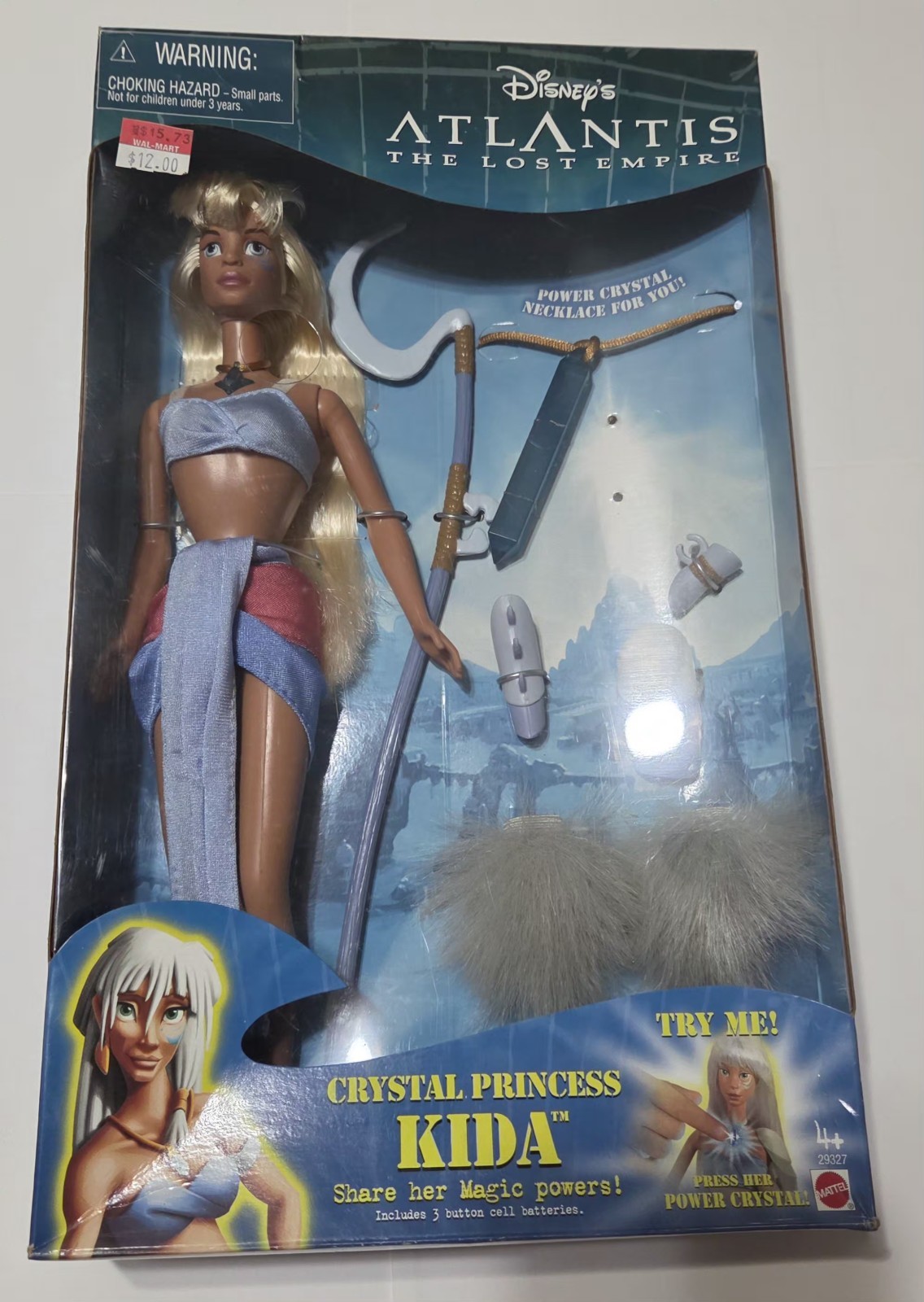 Disney Atlantis KIDA Crystal Princess Doll Set Light-Up Mattel NIB. Disney Atlantis KIDA Crystal Princess Doll Set Light-Up Mattel NIB.