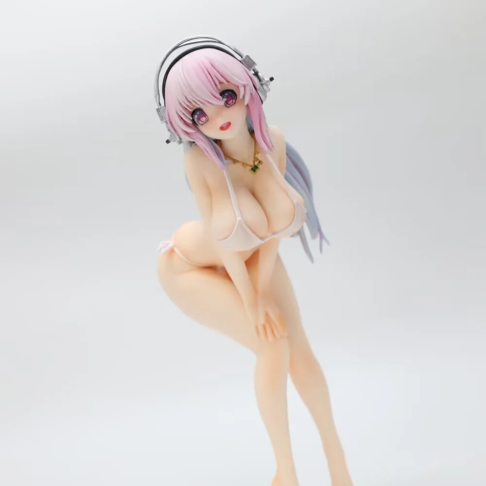 20Cm Anime Super Sonico Figure Swimsuit Sexy Girls Figures Model Collection Doll