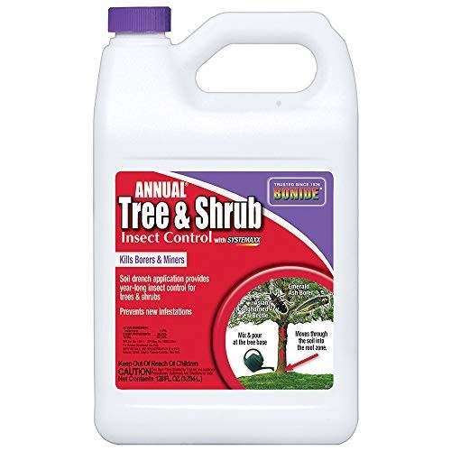 Bonide 611 Annual Tree and Shrub Insect Control, Concentrate 128 Fl oz, 1 Gallon