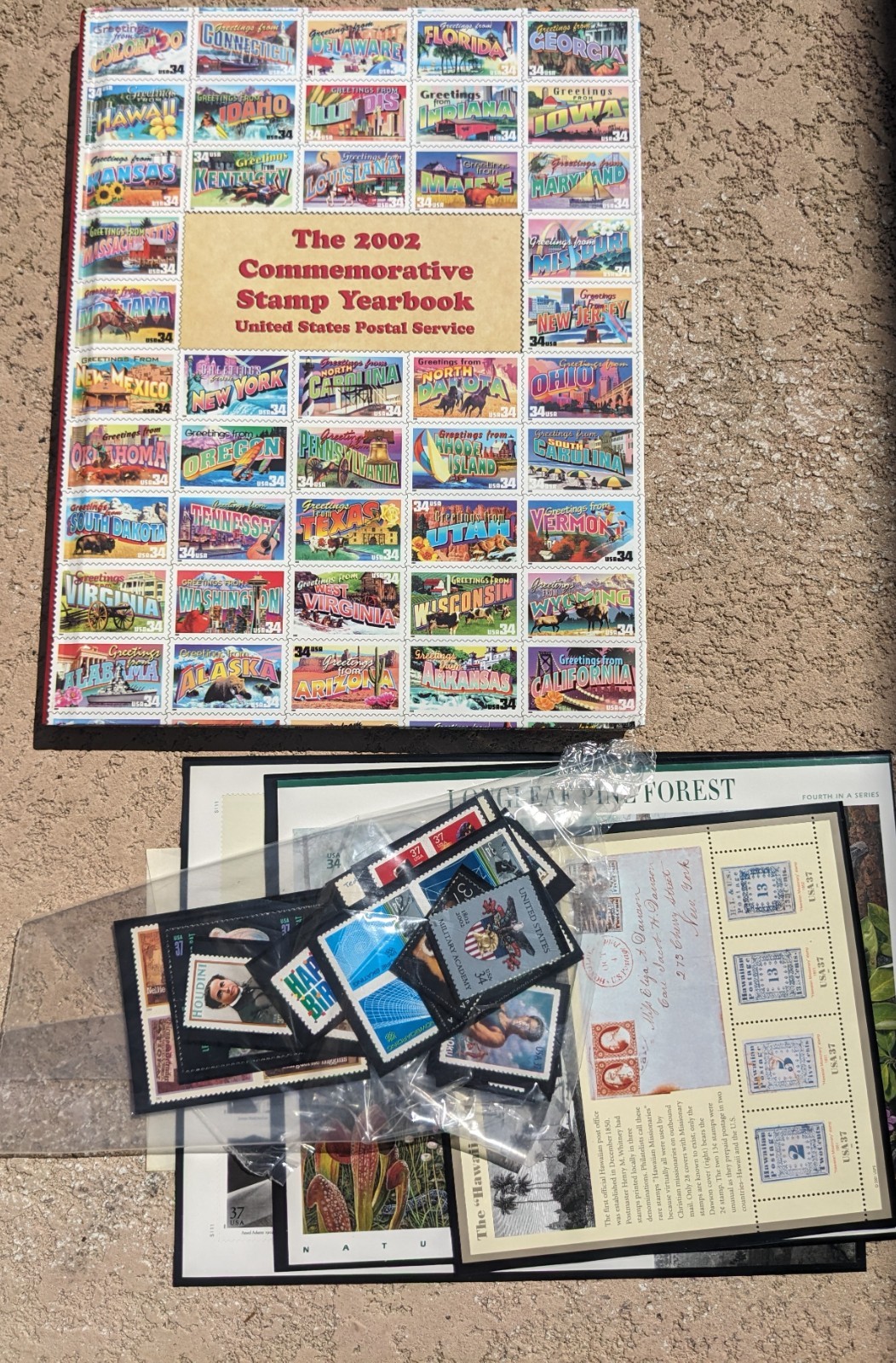 2002 USPS Commemorative Stamp Yearbook w/ stamps + mounts 2002 USPS Commemorative Stamp Yearbook w/ stamps + mounts