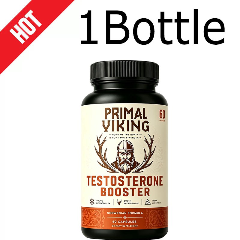 5X Primal Viking Testosterone Booster for Men Reindeer Organ Natural Supplement