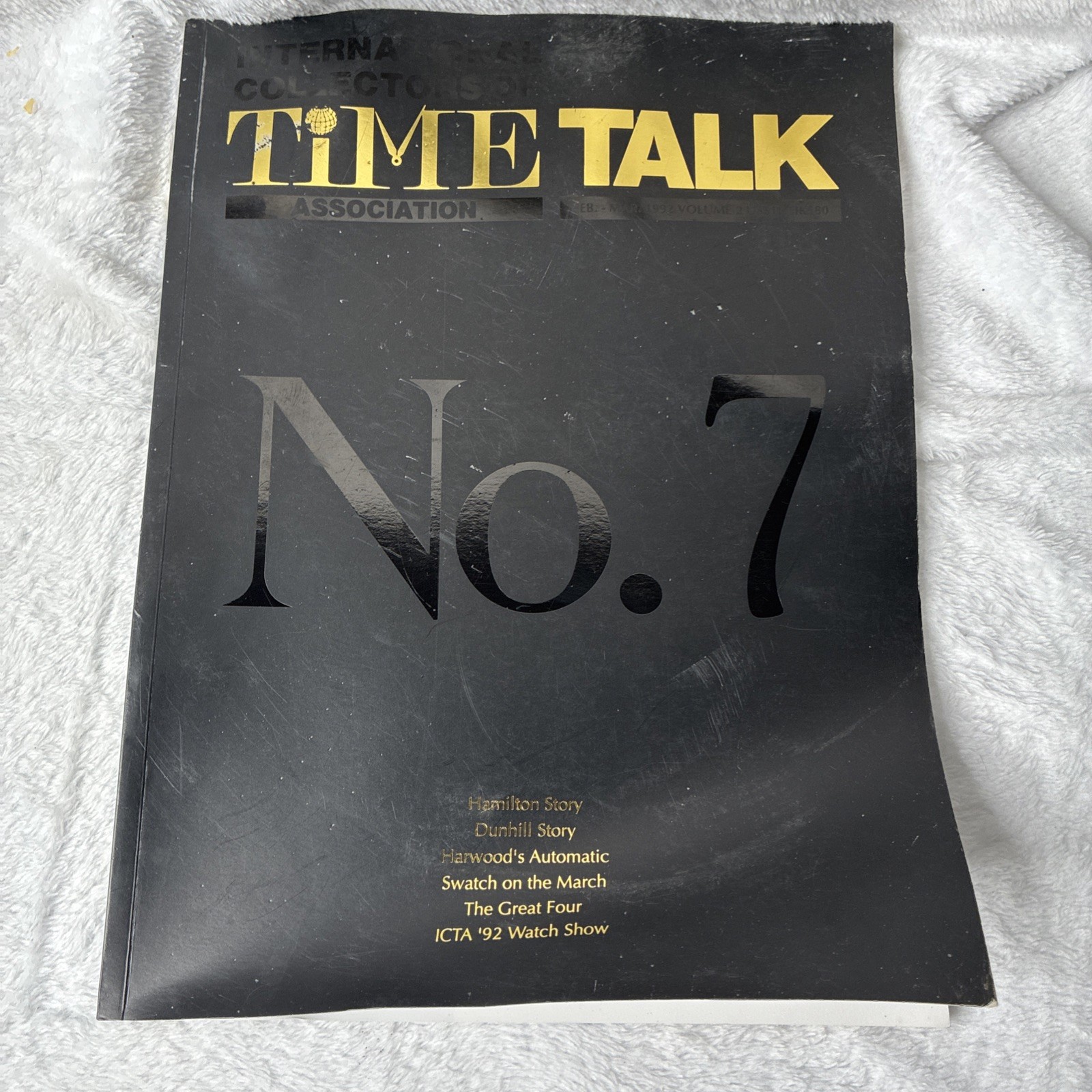 Vintage 1992 Time Talk No 7 Watch Magazine Hamilton Harwood Swatch Horology
