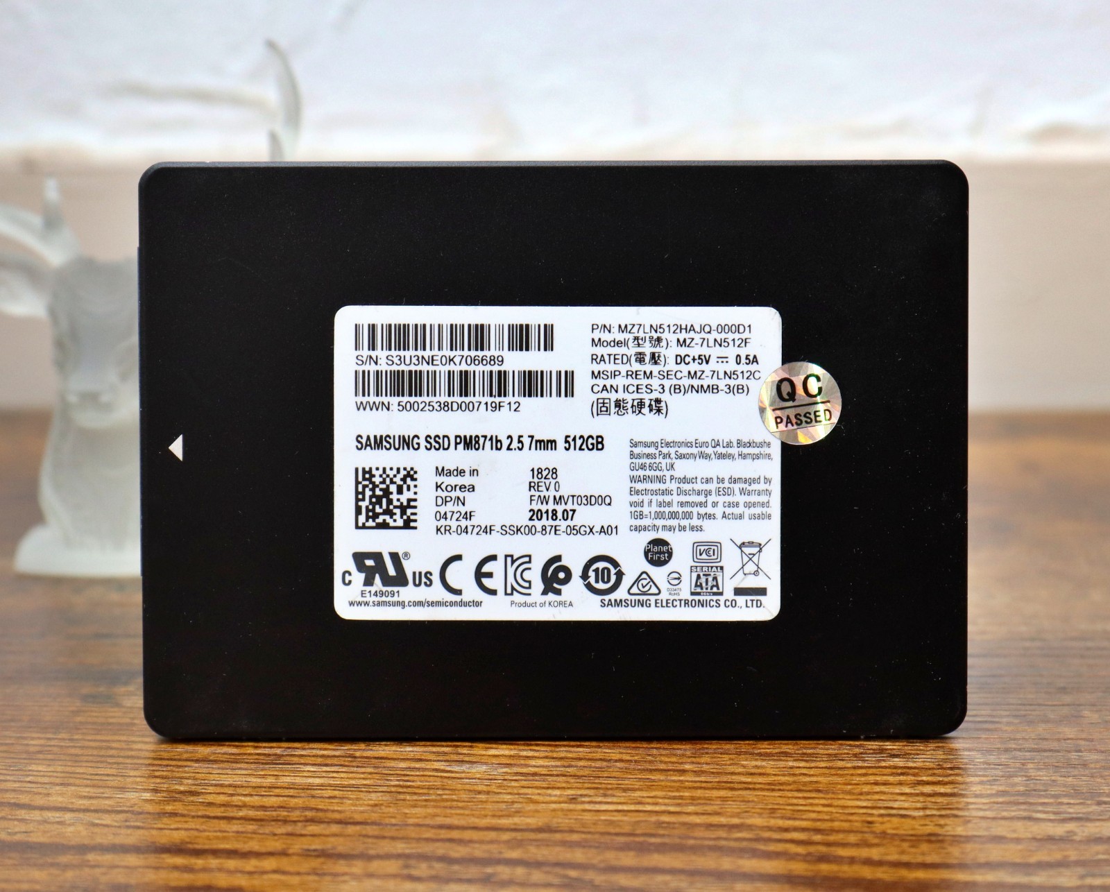 Samsung PM871b MZ-7LN512F 512GB 2.5