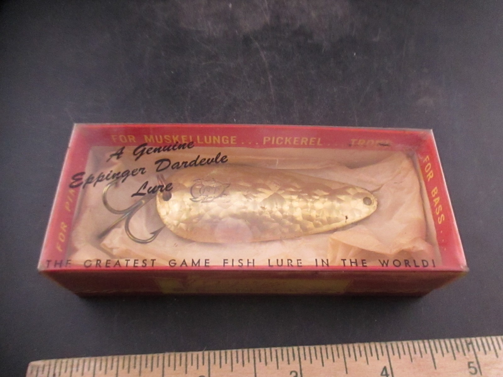 RARE EARLY Vintage Lou J. Eppinger Dardevlet # 104 Silver Spoon lures NOS RARE EARLY Vintage Lou J. Eppinger Dardevlet # 104 Silver Spoon lures NOS