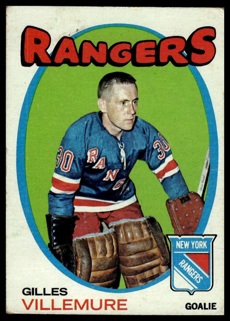 1971-1972 Topps Hockey Giled Villemure #18 1971-1972 Topps Hockey Giled Villemure #18