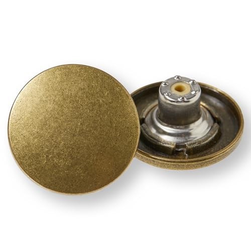 Alloy 20mm 10pcs Jeans Button for Replacement DIY,Super Hard,Quick Bronze