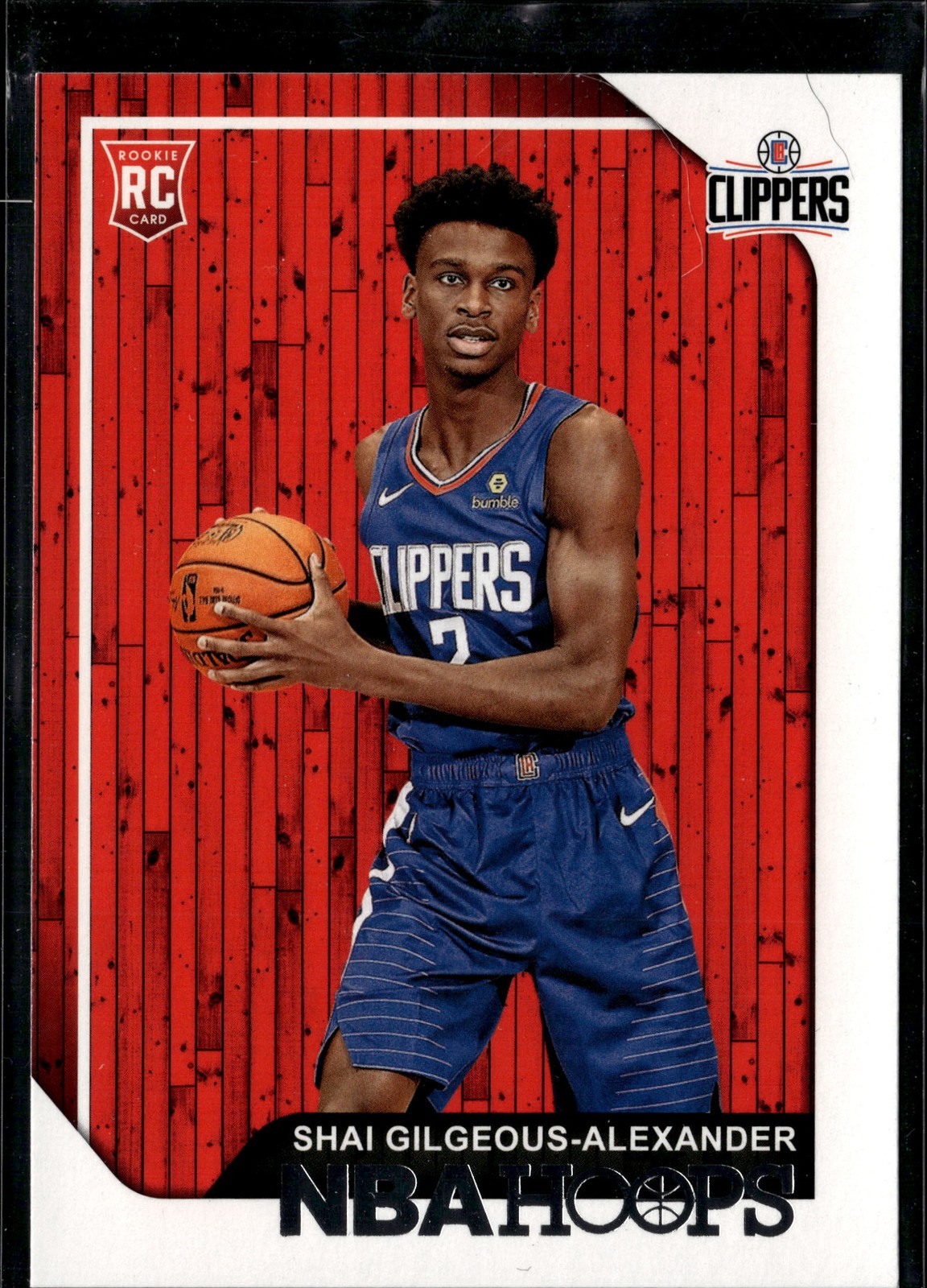 2018 2018-19 Panini NBA Hoops SHAI GILGEOUS-ALEXANDER ##262 RC Clippers