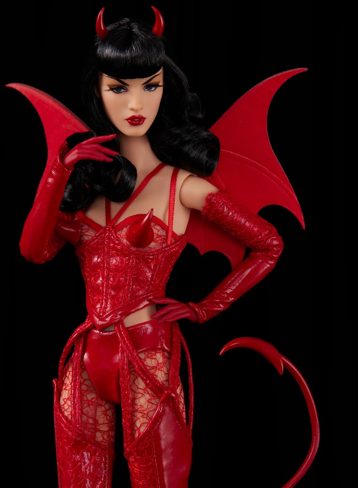 Atomic Lab Bettie Page SHE DEVIL collectible fashion Doll Jason Wu LE 750 NRFB Atomic Lab Bettie Page SHE DEVIL collectible fashion Doll Jason Wu LE 750 NRFB