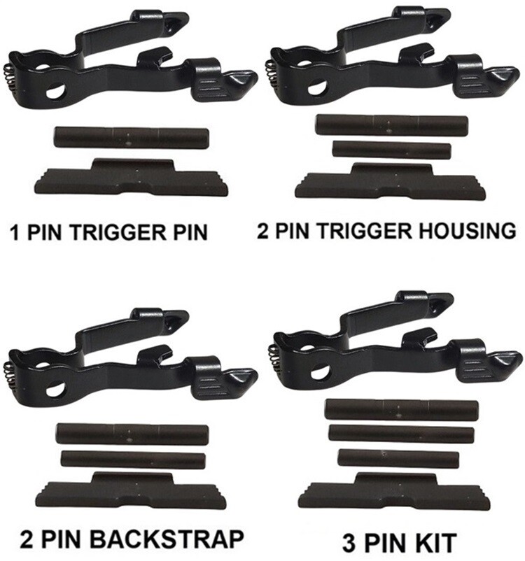 Extended Slide Stop, Mag Release, Control Kit For Glock 17 19 19X 26 Gen 5 and 6