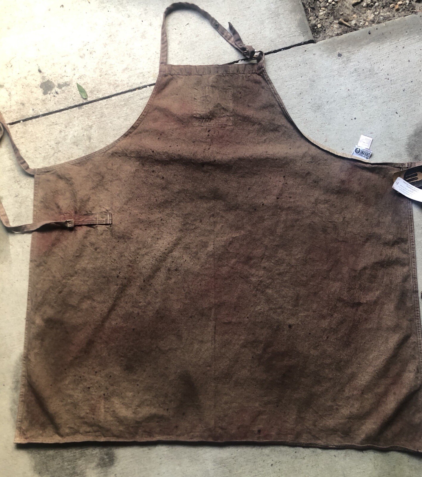 leatherface Inspired apron custom hand painted Made To Order screen accurate