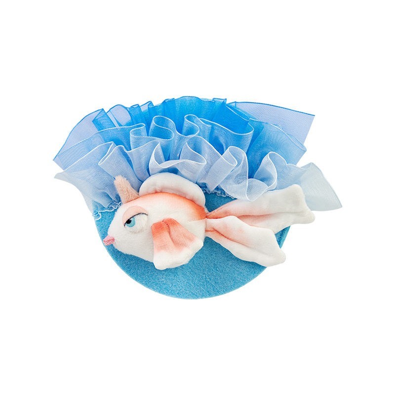 PC Goldeen & Seaking Clear Wave Scales Plush Doll Badge Anime Fish Stuffed Gift