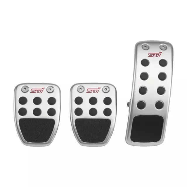 Genuine Subaru Sti Pedal Pad Set - Manual Transmission C8110FG011