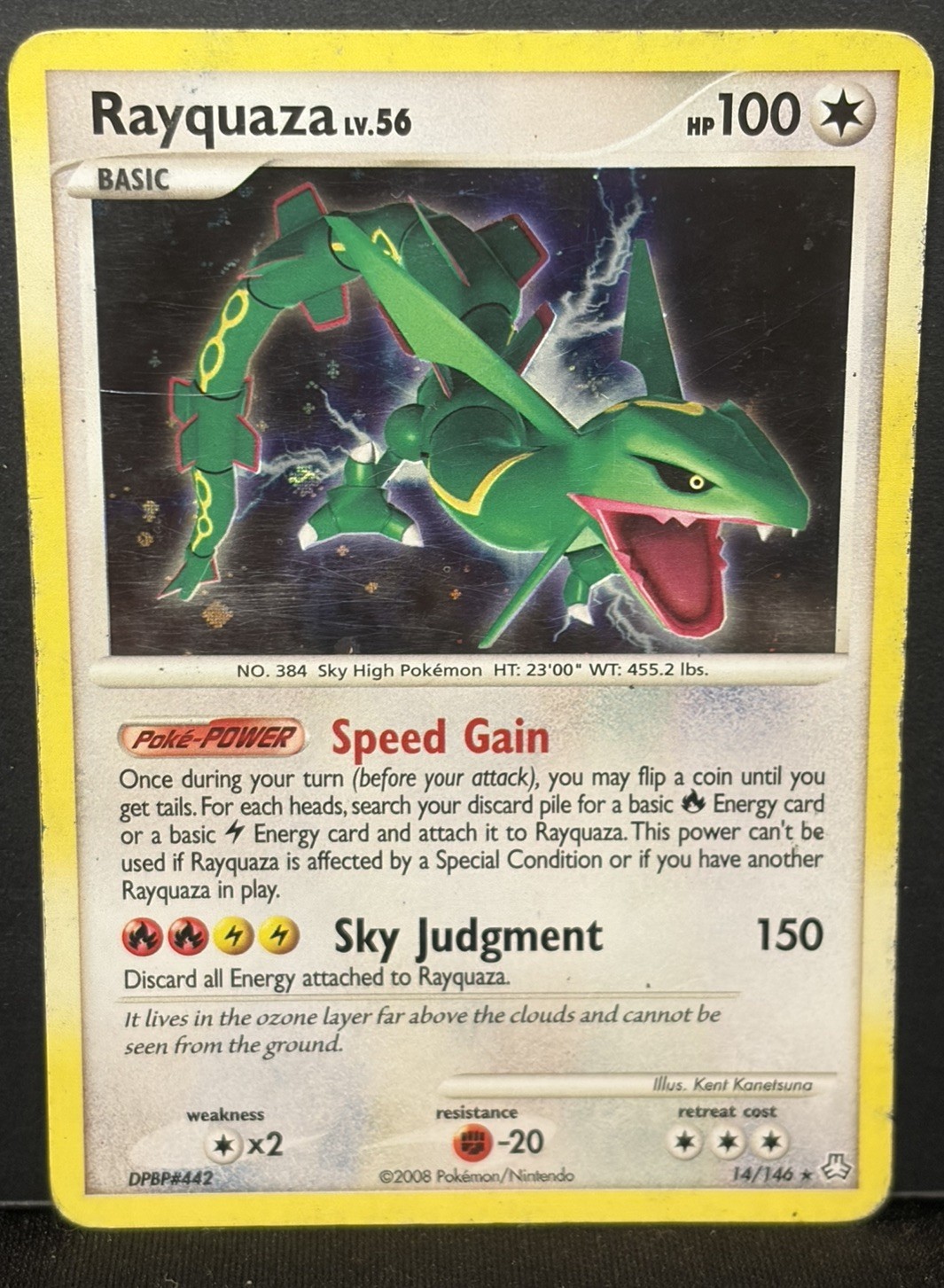 Pokemon Pokémon TCG Rayquaza 14/146 Legends Awakened Holo Rare 100 HP Pokemon Pokémon TCG Rayquaza 14/146 Legends Awakened Holo Rare 100 HP