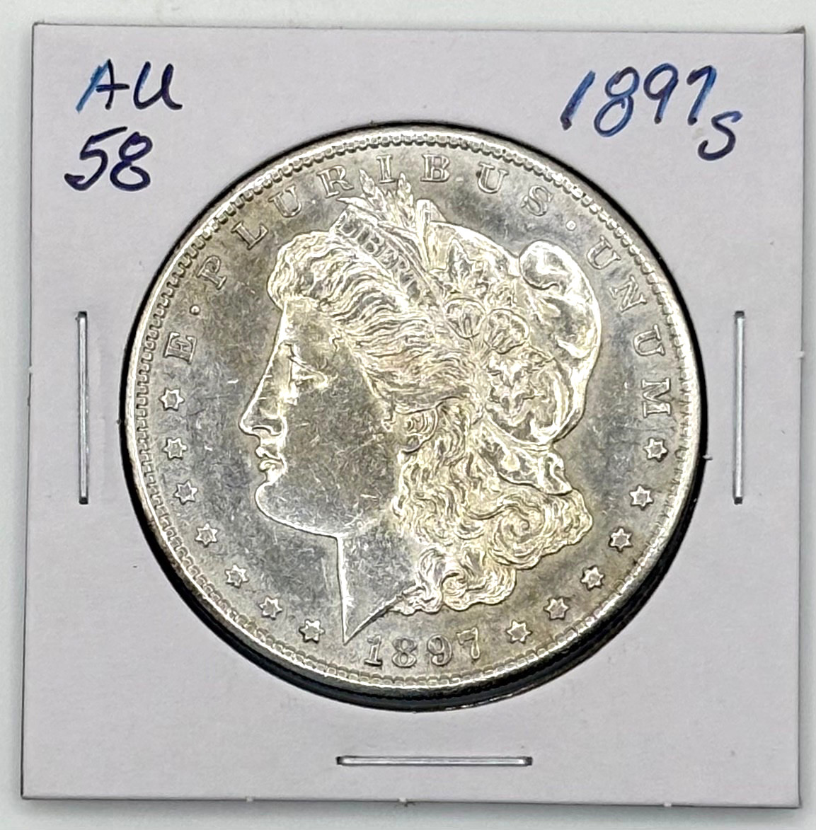 1897 S $1 Morgan Silver Dollar Ungraded Coin 1897 S $1 Morgan Silver Dollar Ungraded Coin