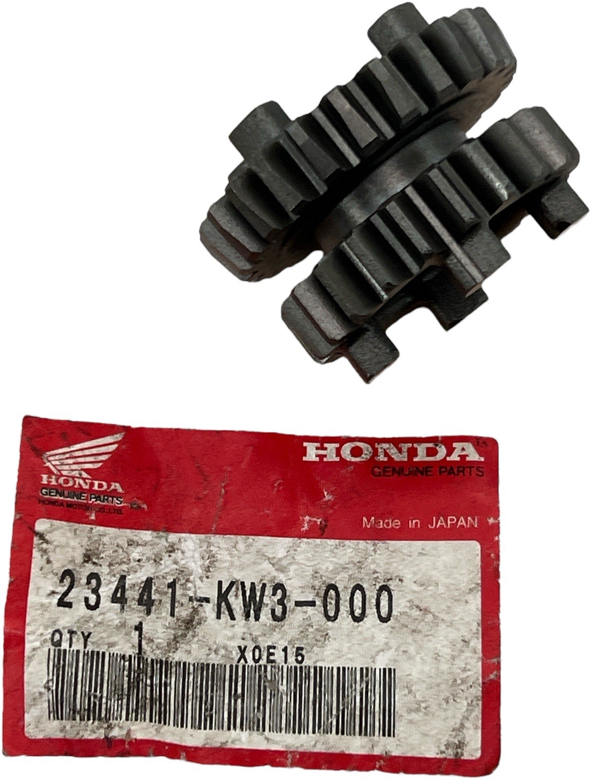 1988-90 OEM HONDA Nx250 Transmission Main Shaft 3Rd & 4Th Gear 21T & 24T NOS