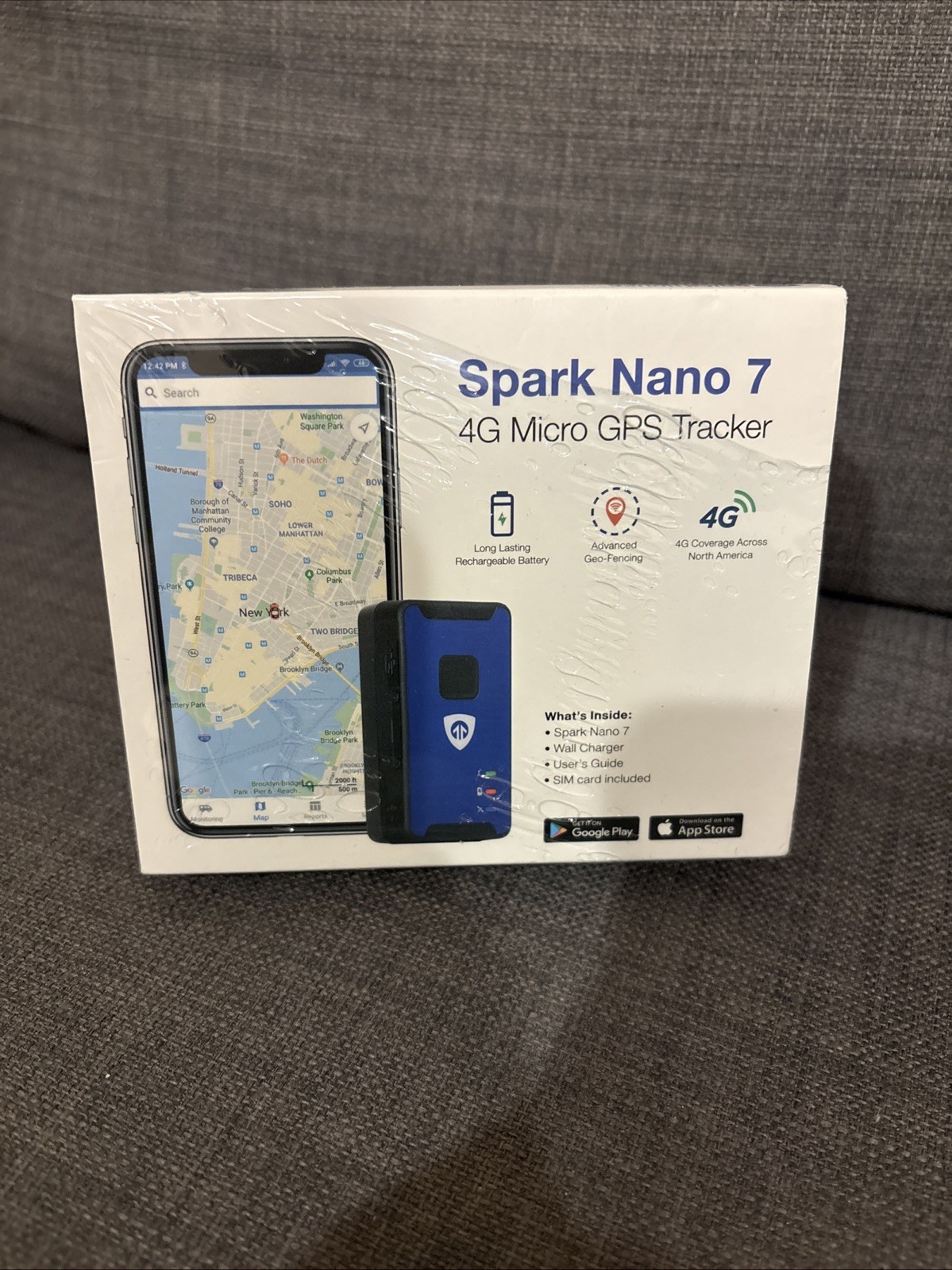 140-Day GPS Tracking Device for Vehicles with Magnetic Case & Extended Battery 140-Day GPS Tracking Device for Vehicles with Magnetic Case & Extended Battery