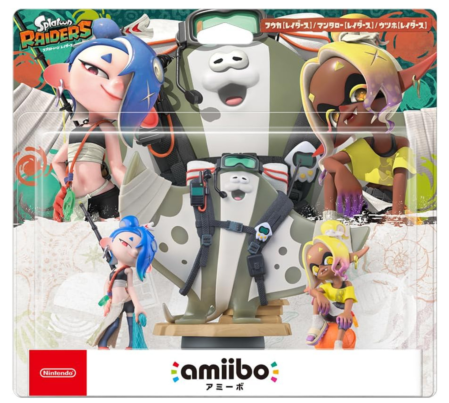 Nintendo amiibo Deep Cut Raiders Set Splatoon 3 Japan NEW Nintendo amiibo Deep Cut Raiders Set Splatoon 3 Japan NEW