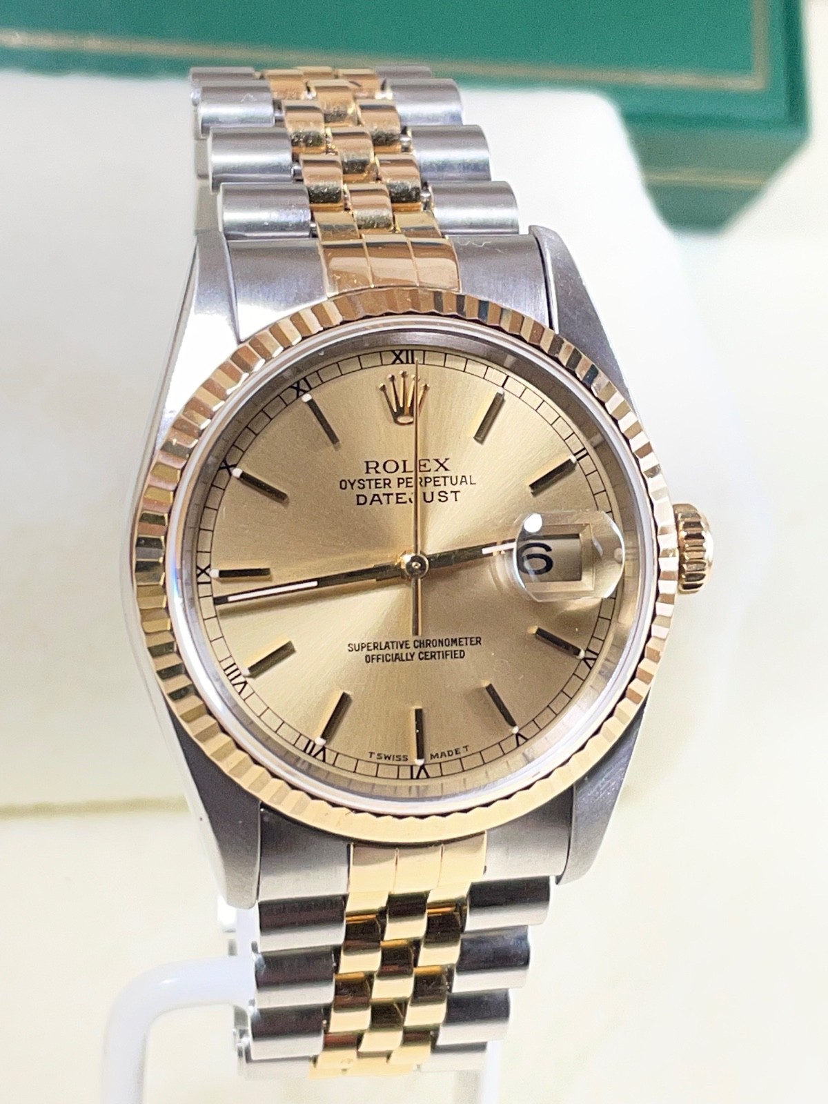 Rolex 16233 datejust 36 mm, Serviced, box, tags Rolex 16233 datejust 36 mm, Serviced, box, tags