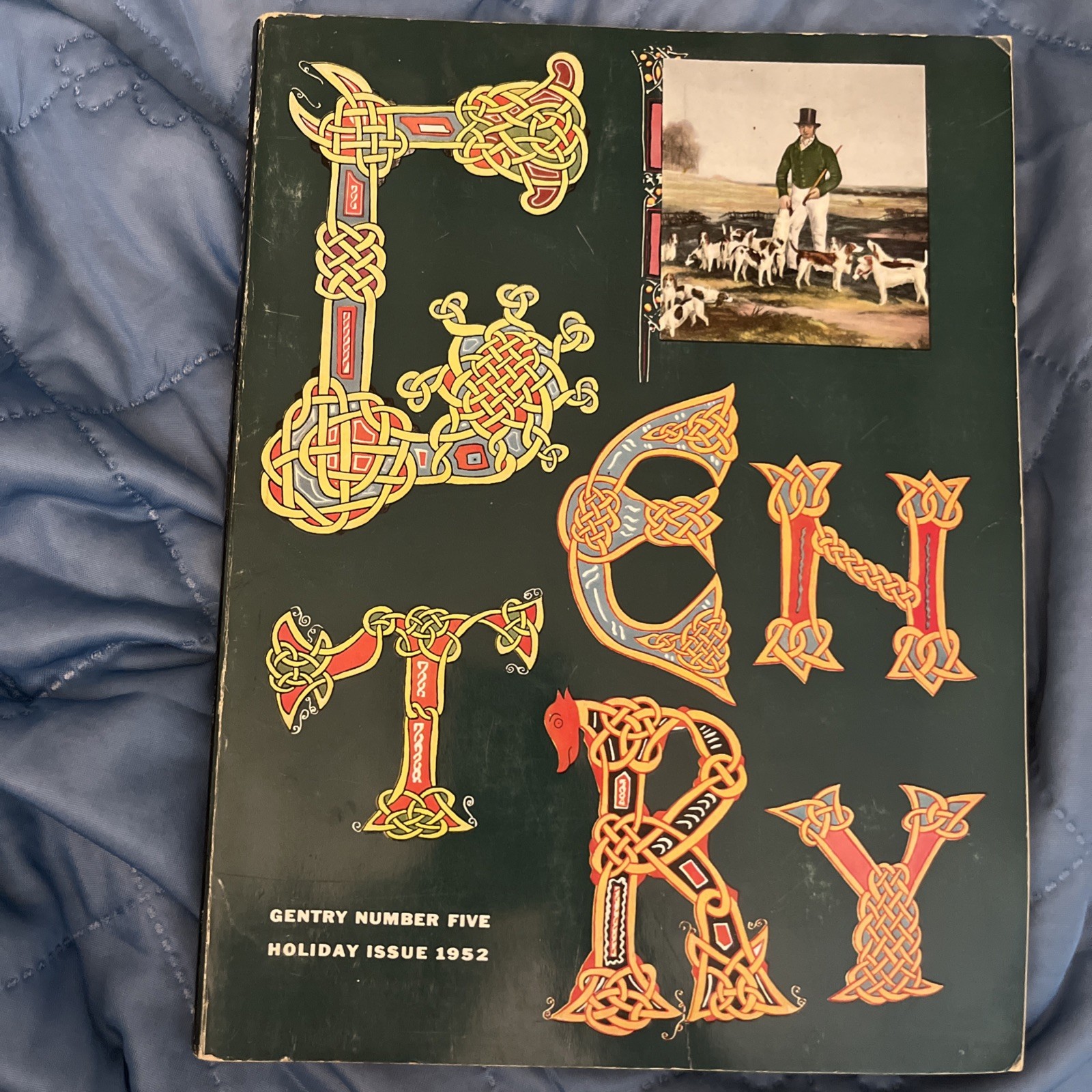 VINTAGE GENTRY MAGAZINE #5 Holiday 1952 100% COMPLETE Collectors Item Grail Mag