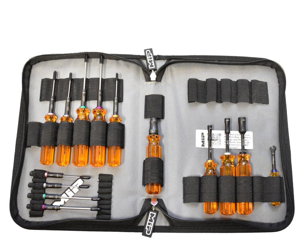 MIP RC10 RC10T RC10GT RC10DS Essentials 12 Piece Tool Kit w/Carry Bag 5231
