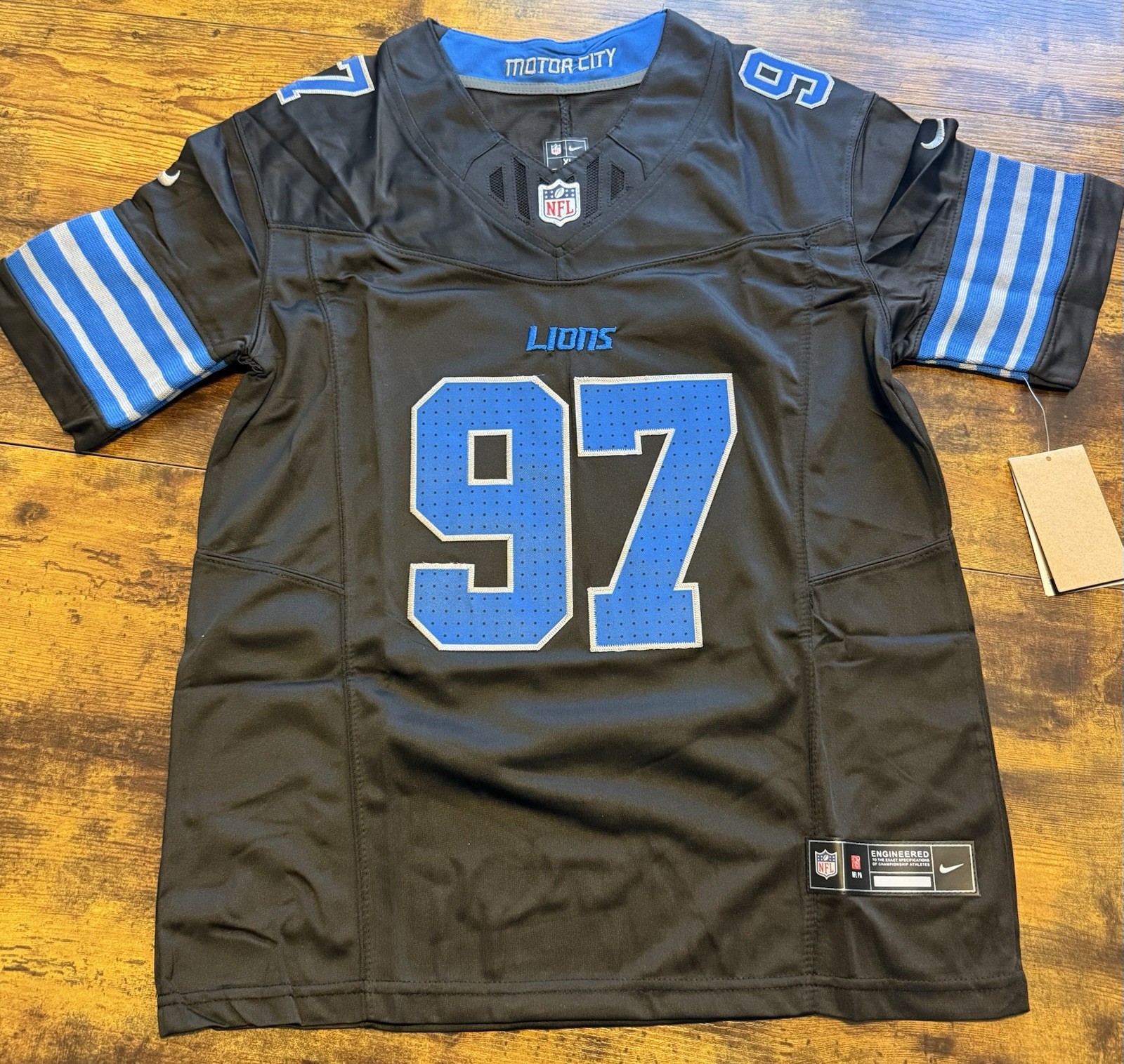 Nike Detroit Lions Aidan Hutchinson #97 NFL Football Jersey Adult m-nwt